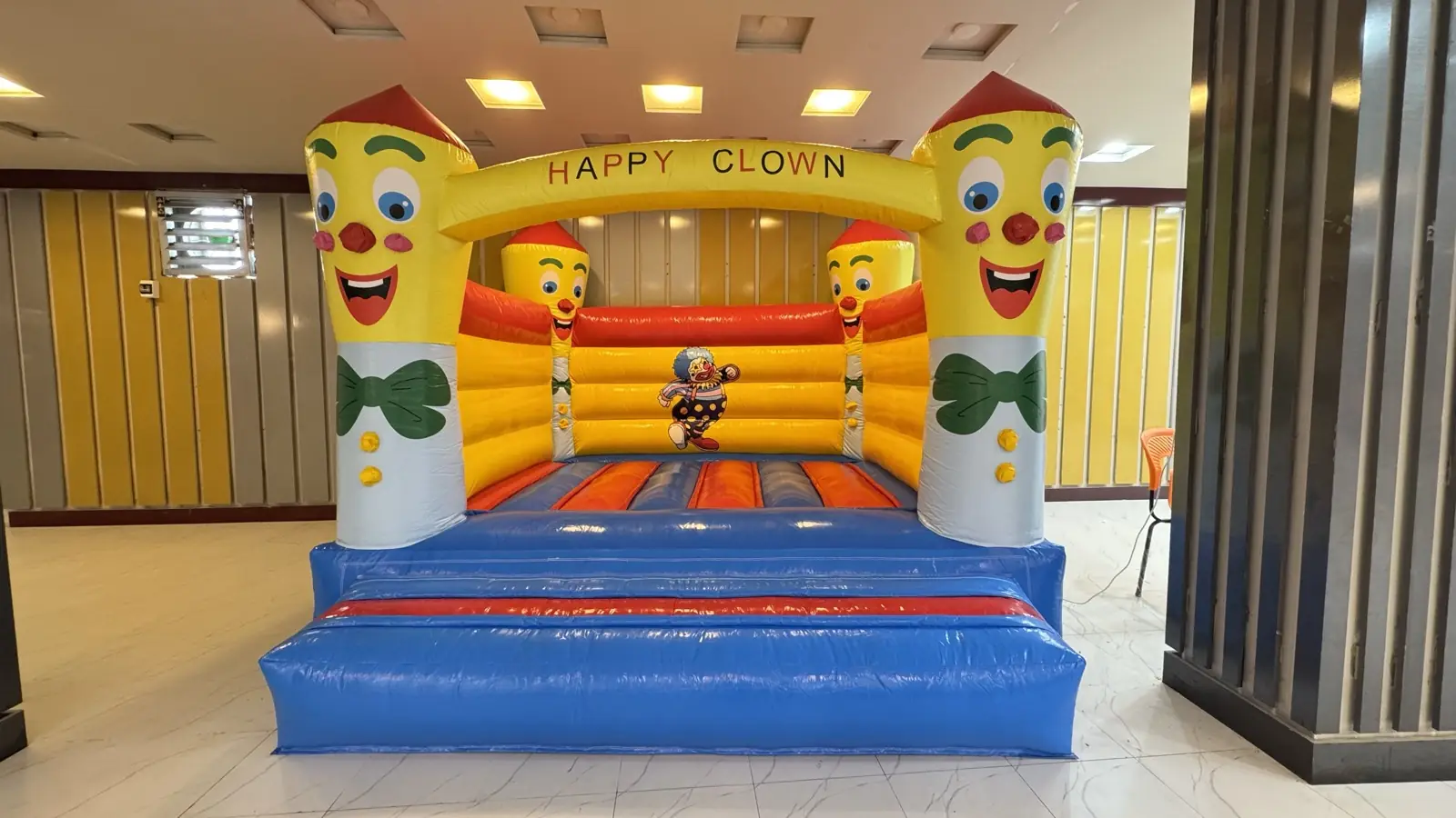 Happy Clown bounce house at Funzania