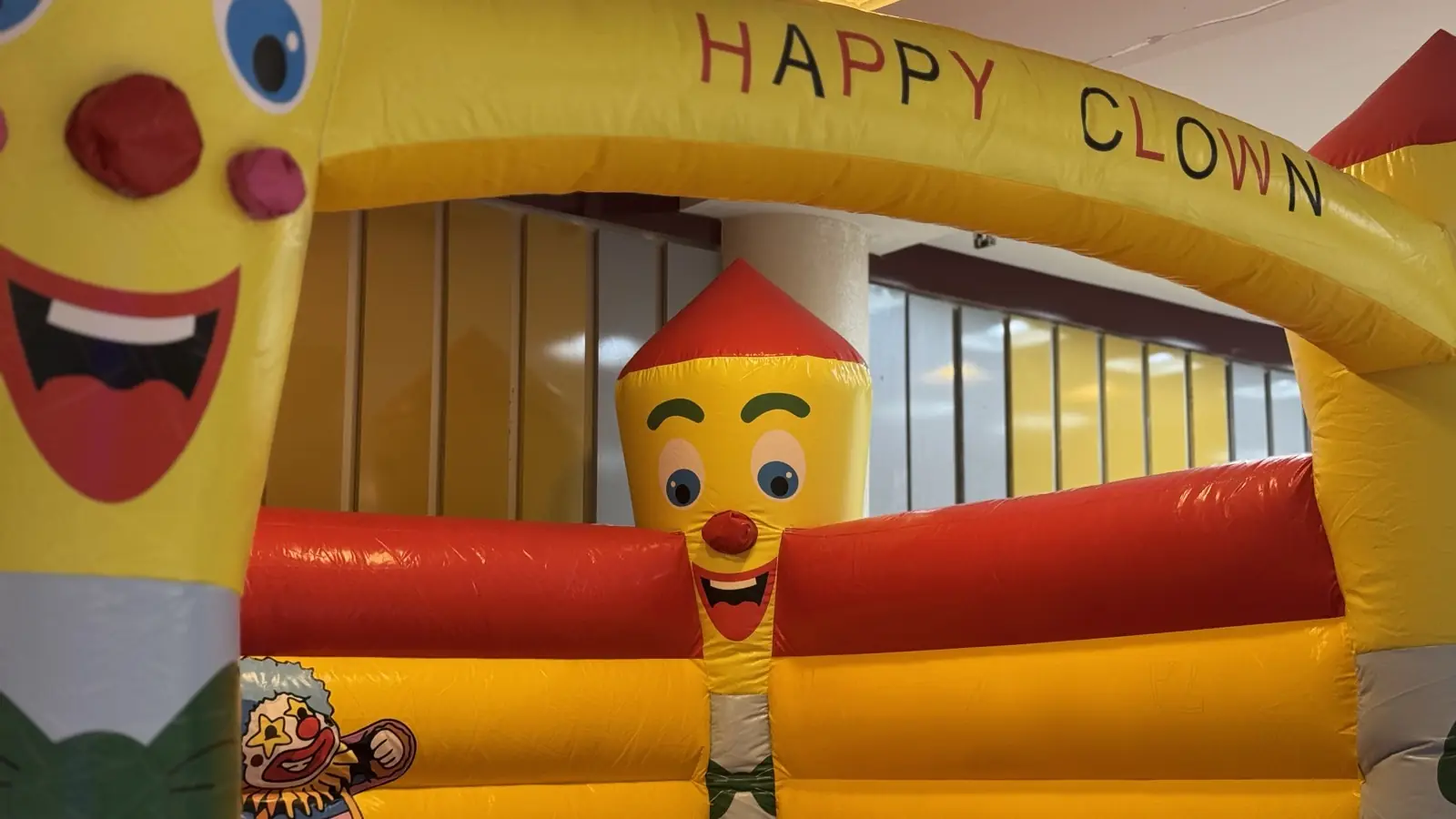 Bounce house close-up at Funzania