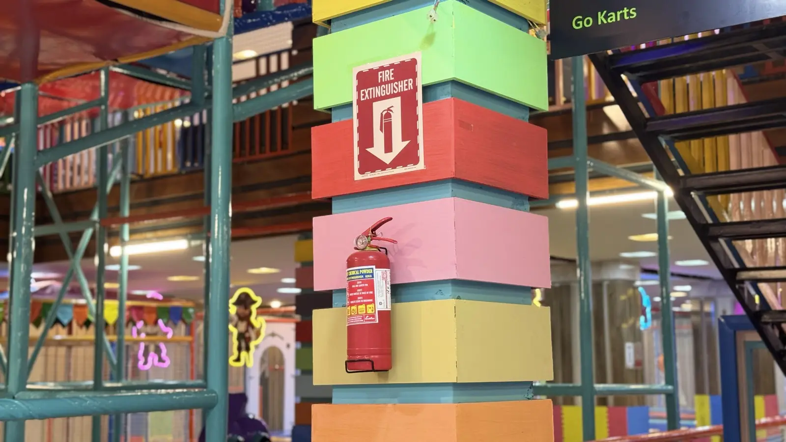 Decorated pillar inside Funzania