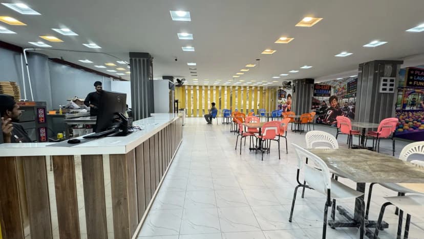 Party seating area at Funzania