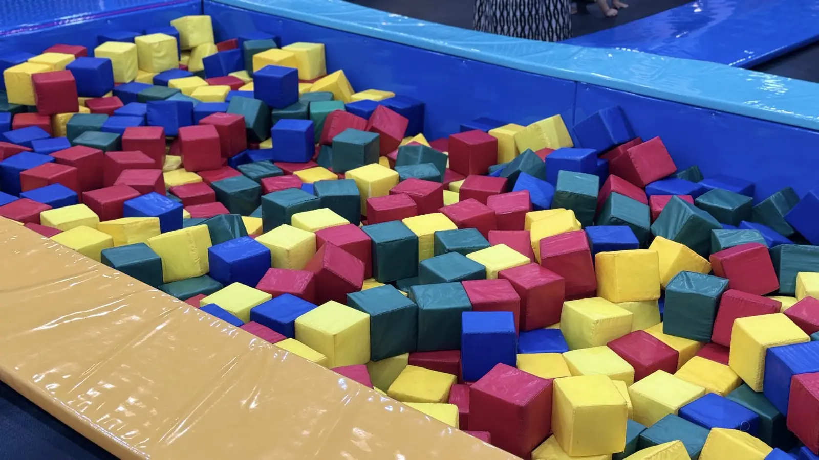 Foam block pit at Funzania